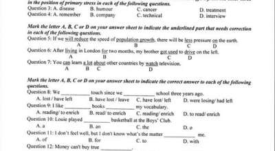 8 dạng bài phổ biến cho các bạn học sinh ôn thi môn tiếng Anh vào lớp 10